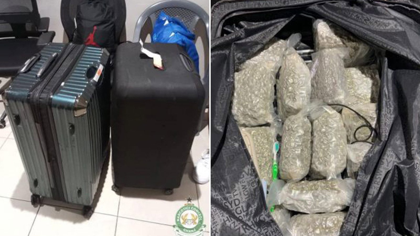 Detenida una británica por contrabando de 172.000 libras de cannabis