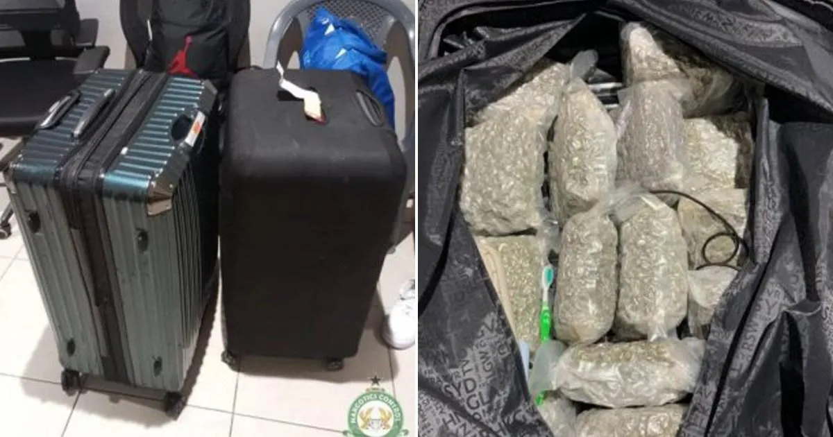 UK woman arrested for smuggling £172,000 of cannabis from Ghana