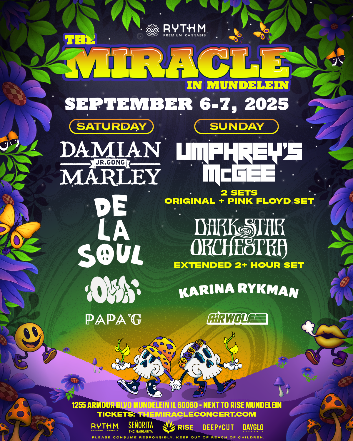 RYTHM Premium Cannabis Hosts Miracle in Mundelein Music Festival